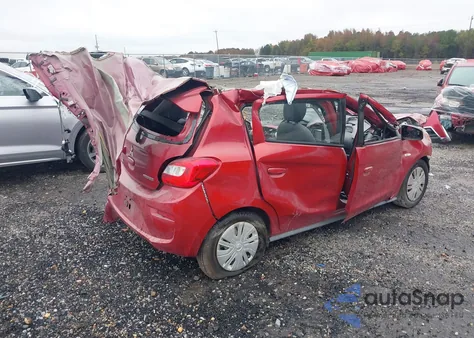 2019 Mitsubishi Mirage Rf z USA, uszkodzony, nr VIN ML32A3HJ7KH008804